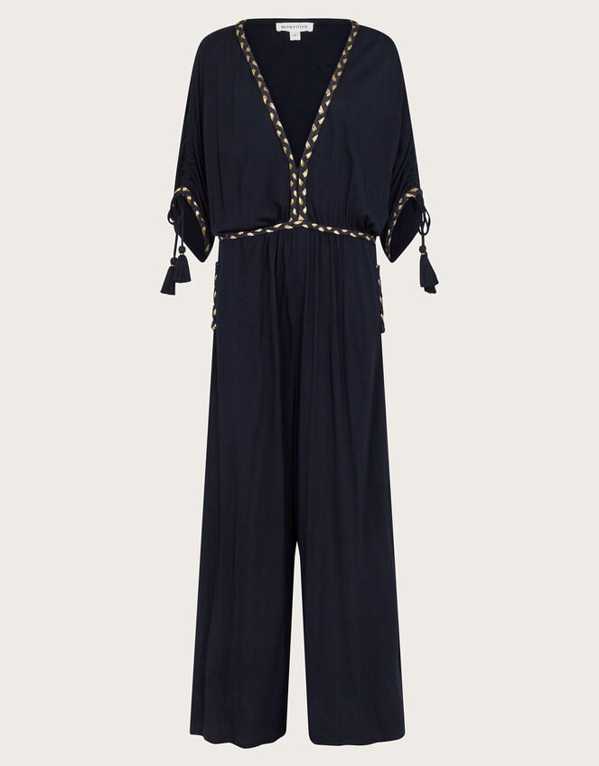 Eden Jersey Jumpsuit, Black (BLACK), large