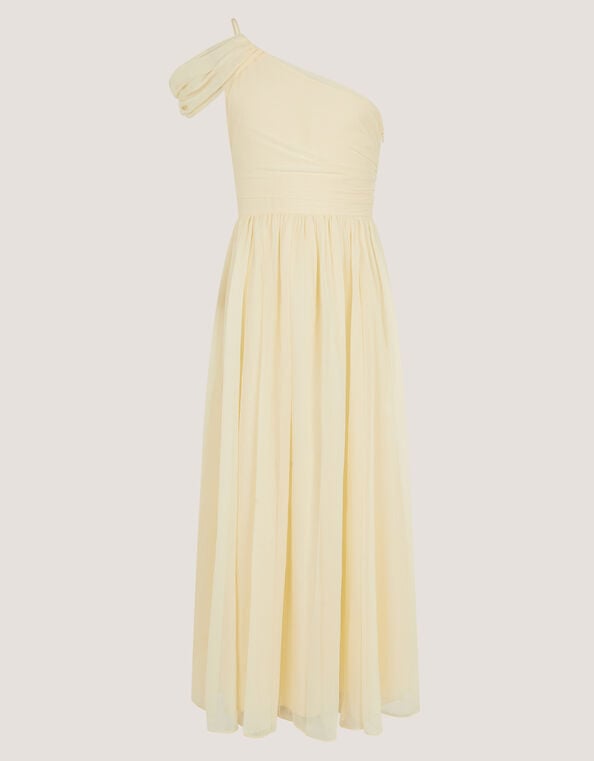 Texas One Shoulder Prom Dress, Yellow (LEMON), large