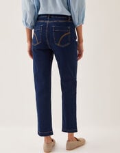 Safaia 7/8 Denim Jeans, Blue (INDIGO), large