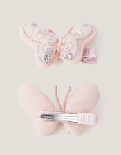2-Pack 3D Butterfly Hair Clips, , large