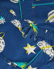Space Print Jersey Long Pyjamas Set, Blue (NAVY), large