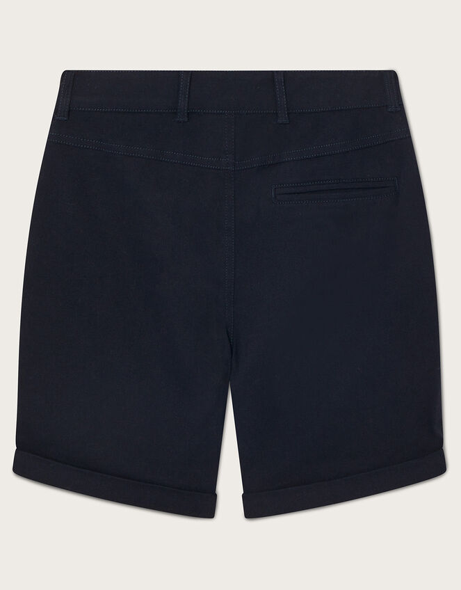 Chino Easy Fastening Shorts, Blue (NAVY), large