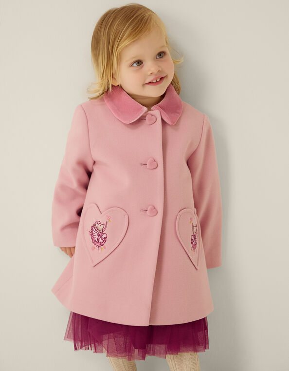 Baby Fairy Ballerina Coat, Pink (PINK), large