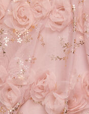 Ella Rose Sequin 3D Dress, Pink (PINK), large