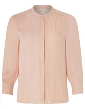 Alyssa Zebra Jacquard Blouse, Pink (PINK), large