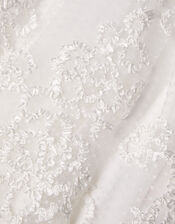 Juliet Ribbon Lace Dress, Ivory (IVORY), large