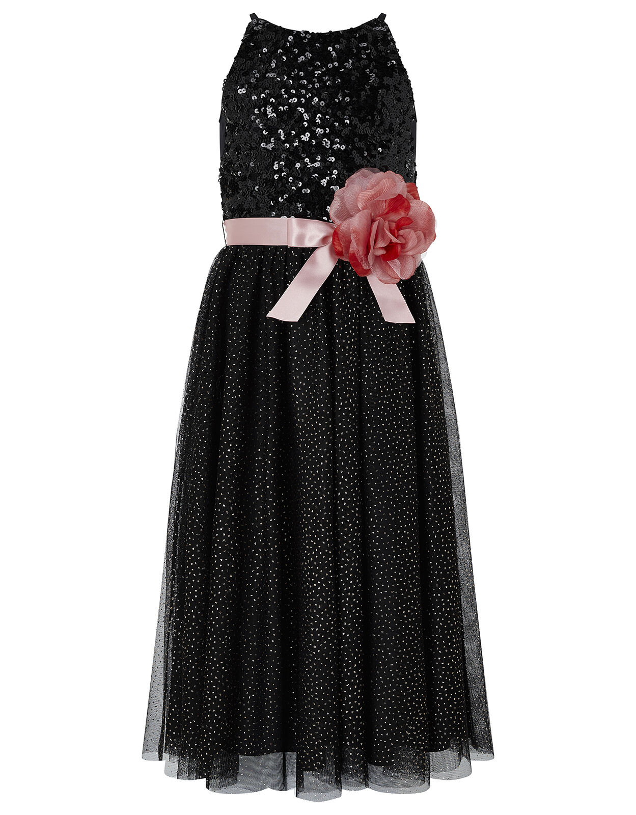 Truth Sequin Maxi Dress Black Girls Dresses Monsoon ROI