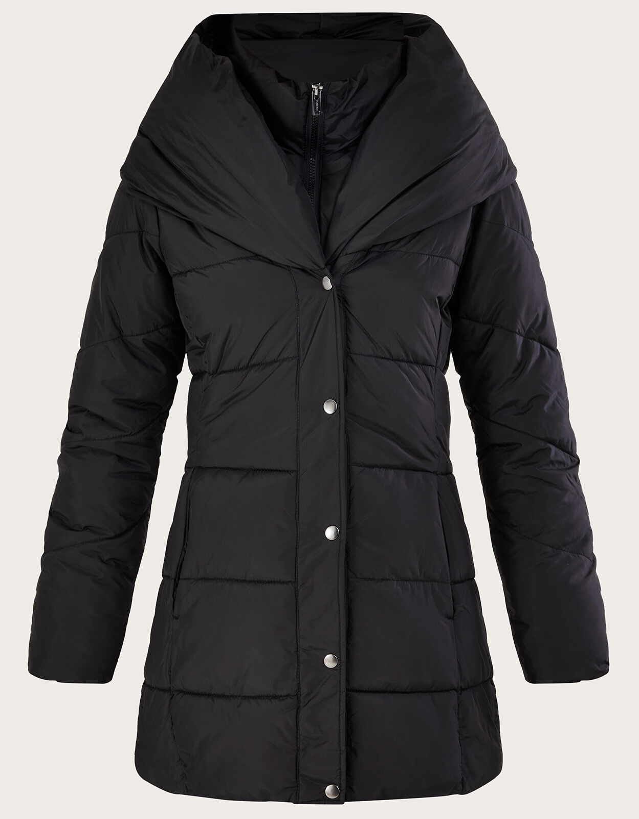 Monsoon black shop puffer coat