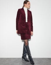 Amy Mini Skirt, Red (BURGUNDY), large