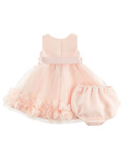 Newborn 3D Flower Dress Set , Pink (PINK), large