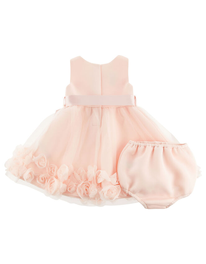 Newborn 3D Flower Dress Set , Pink (PINK), large