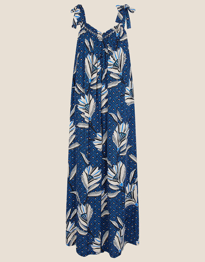 Zola Floral Wide Leg Jumpsuit, Blue (NAVY), large