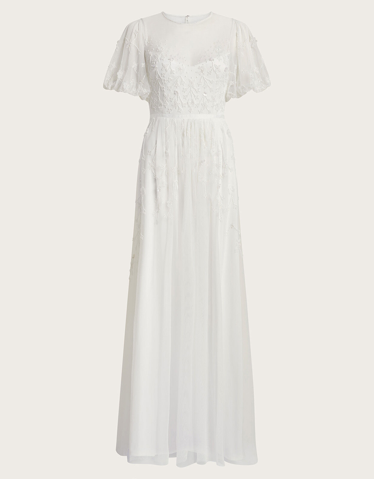 Celina Embellished Bridal Maxi Dress Ivory Wedding Dresses