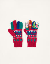 Christmas Party Gloves, Multi (MULTI), large