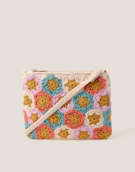 Flower Crochet Bag, , large