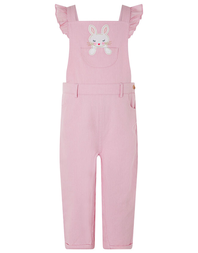 Baby Albi Bunny Dungaree Set, Pink (PINK), large
