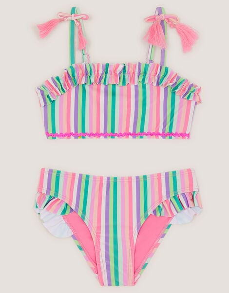 Stripe Bikini Set, Green (GREEN), large