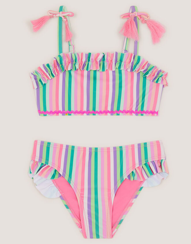 Stripe Bikini Set, Green (GREEN), large