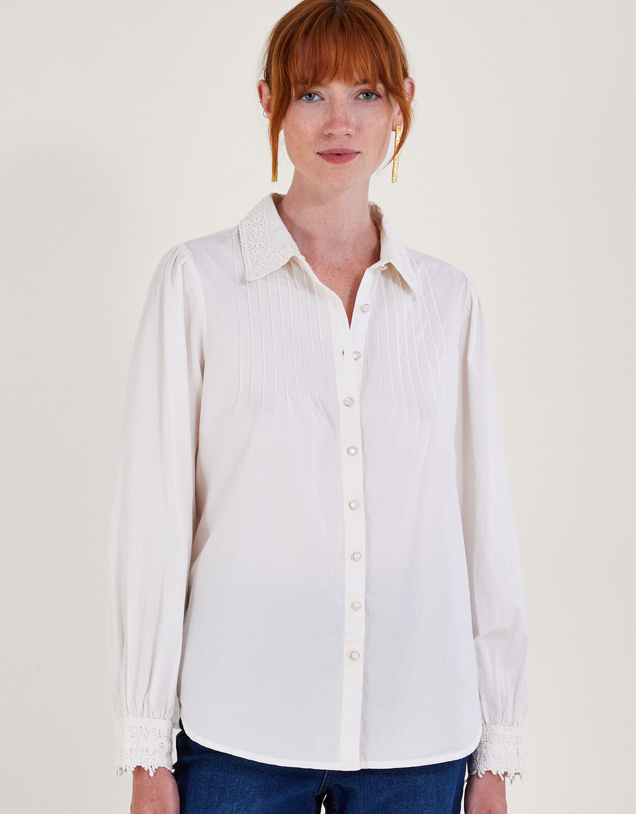 Ivory Women s Tops T Shirts Dressy Tops Floral Tops Camis Monsoon Global