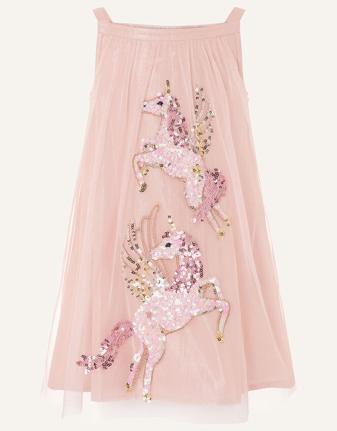 Sequin Unicorn Disco Dress , Pink (PINK), large