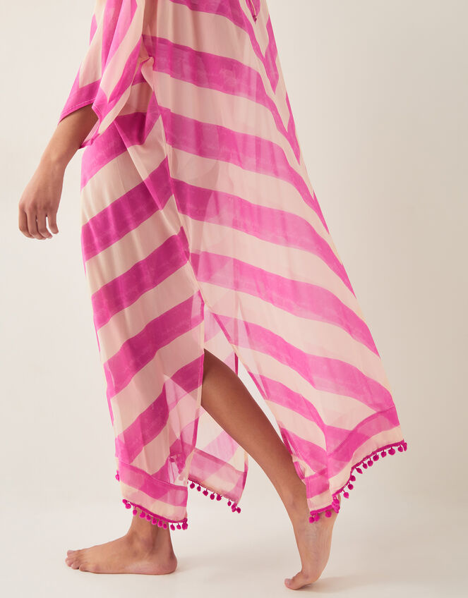 Sorcha Chevron Stripe Kaftan Dress, , large