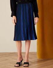 Ceiros Colourblock Pleated Skirt, Teal (TEAL), large