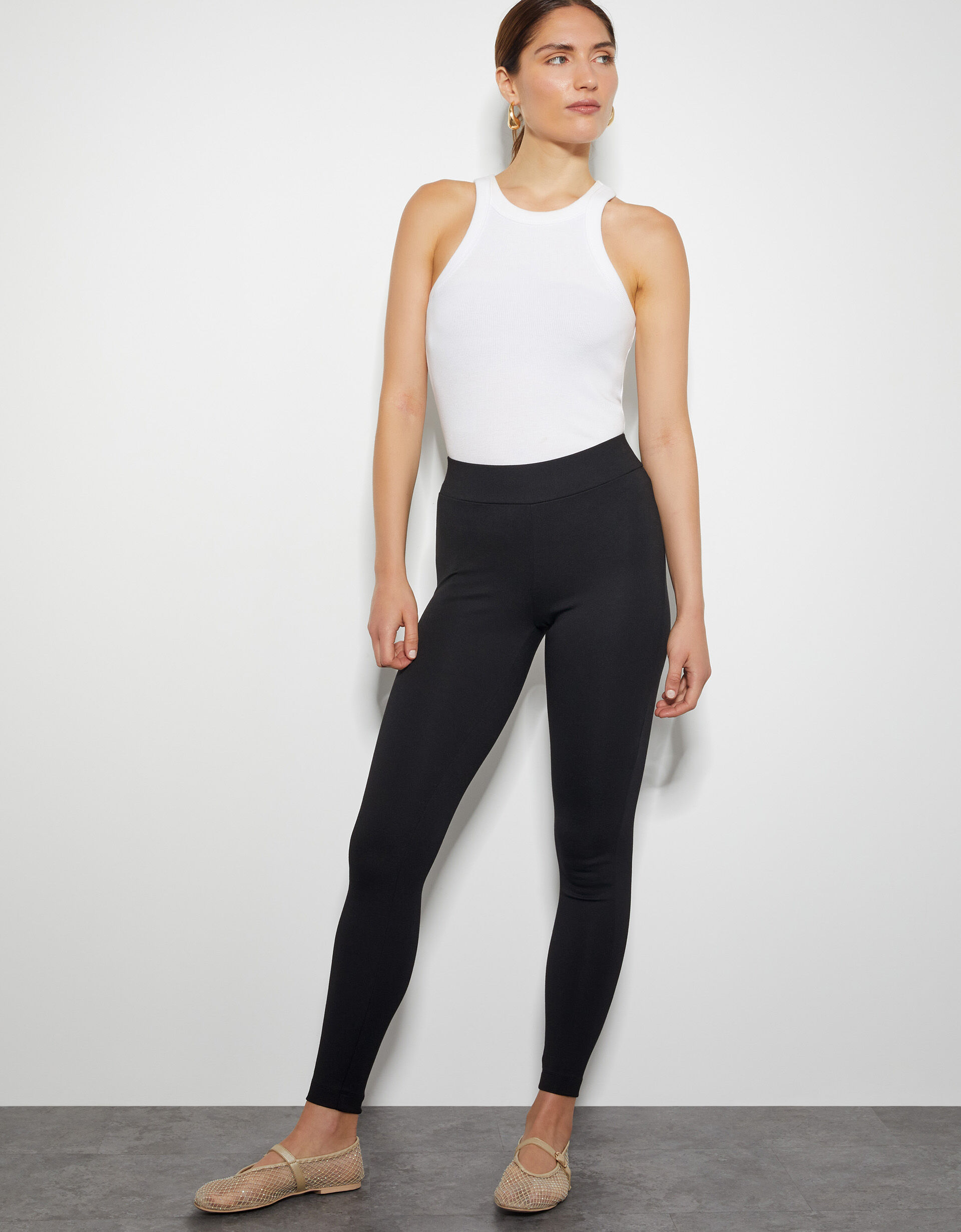 High rise ponte leggings deals