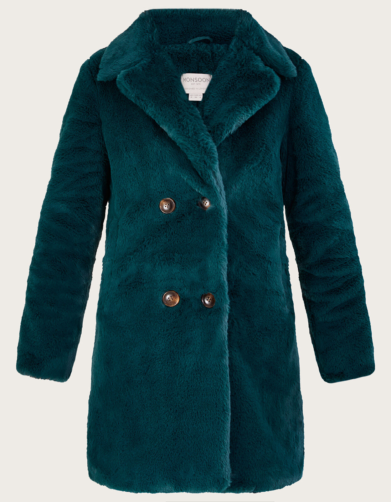 Monsoon faux fur jacket discount