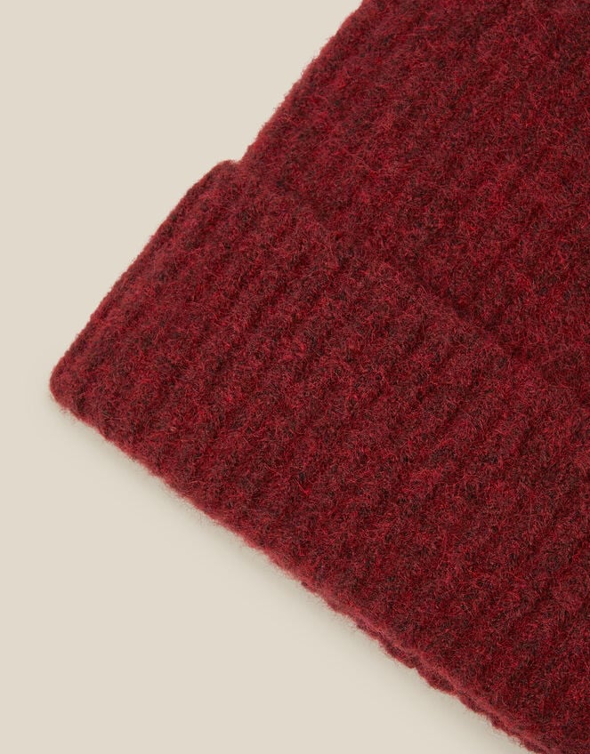 Katie Beanie Hat, Red (BERRY), large