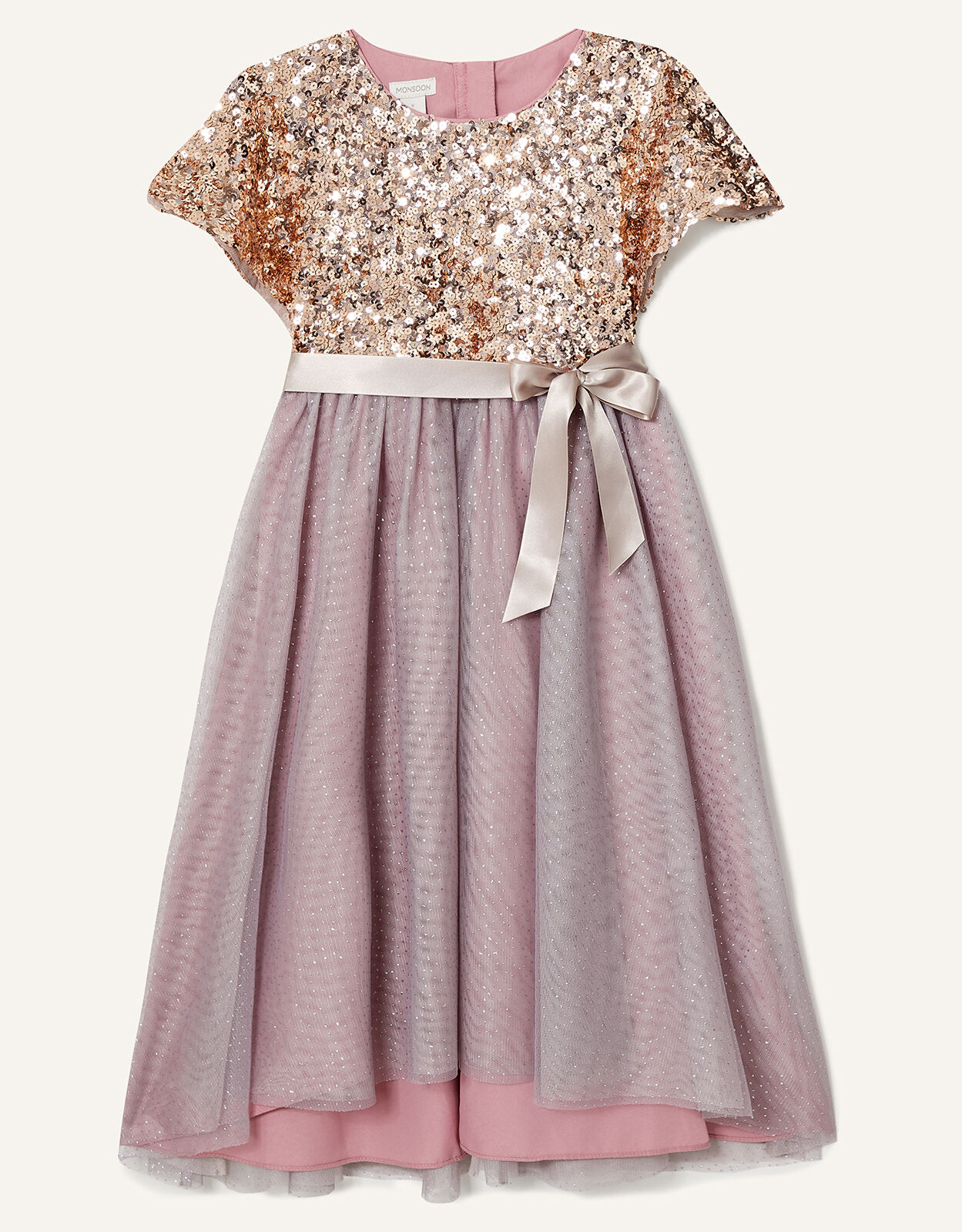 Monsoon dusky shop pink dress