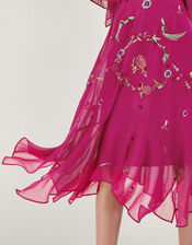 Jane Hanky Hem Dress, Pink (PINK), large