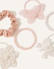 Boutique Embellished Flower Hairband Set, , large