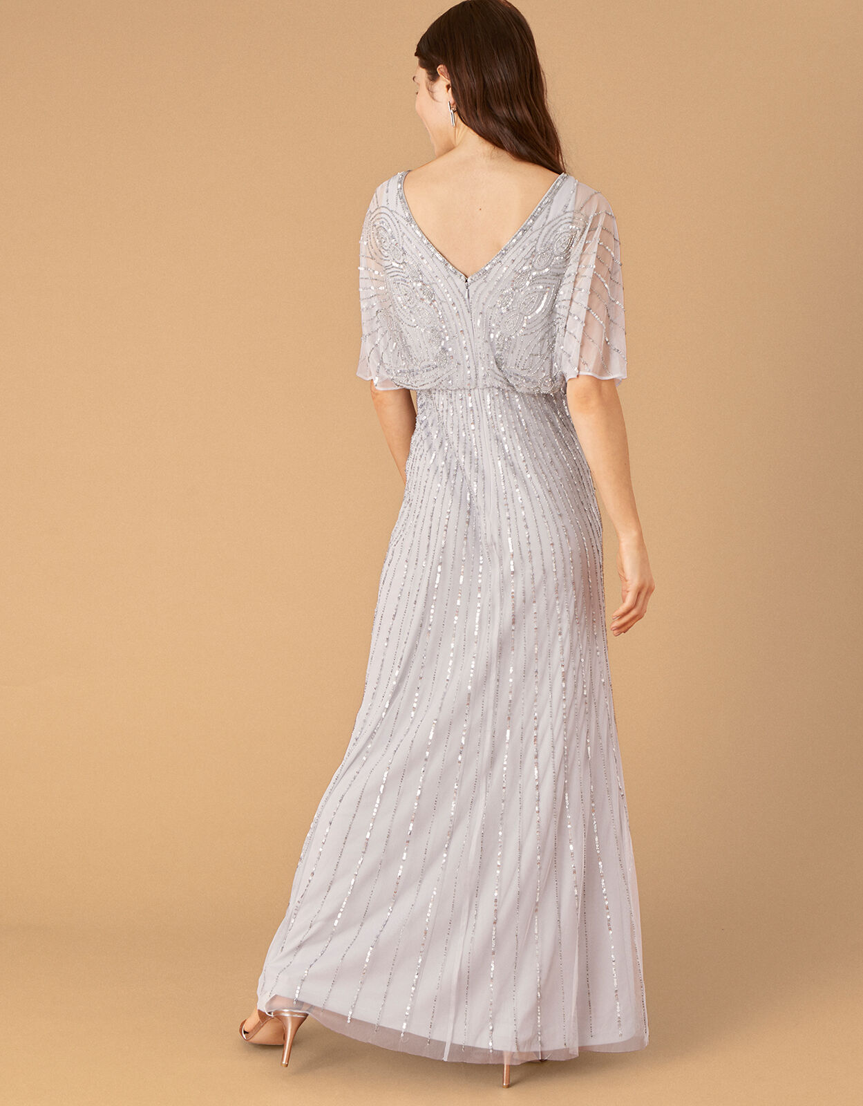 Monsoon blue tatiana embellished deals maxi dress