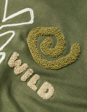 Wild Bomber Jacket, Green (KHAKI), large