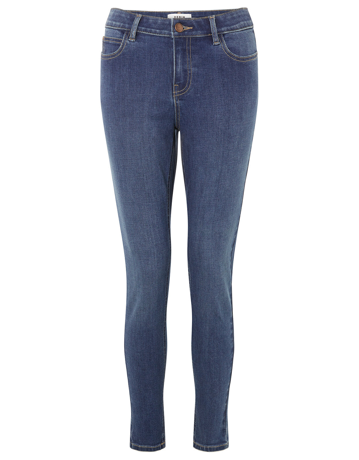 Iris Short-Length Skinny Jeans Blue 