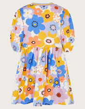 Retro Floral Dress, Multi (MULTI), large