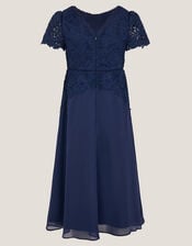 Monica Lace Prom Dress, Blue (NAVY), large
