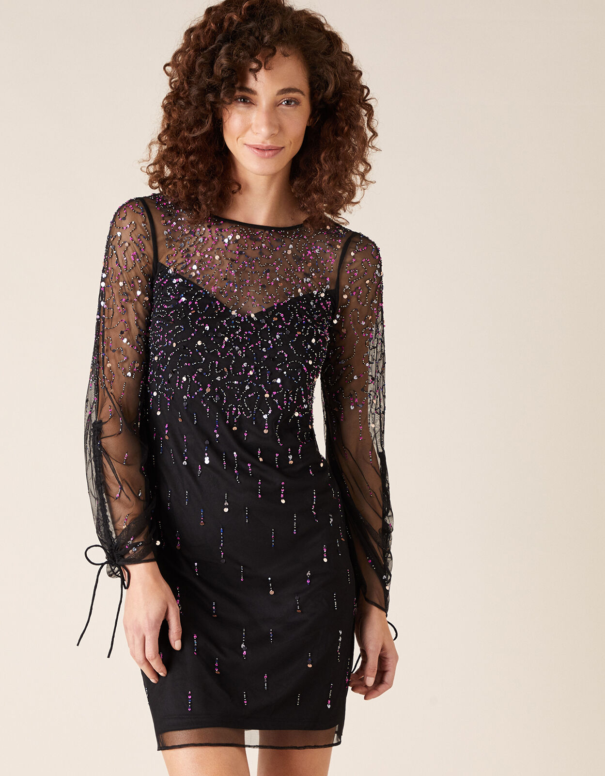 Black sparkly tunic dress shop