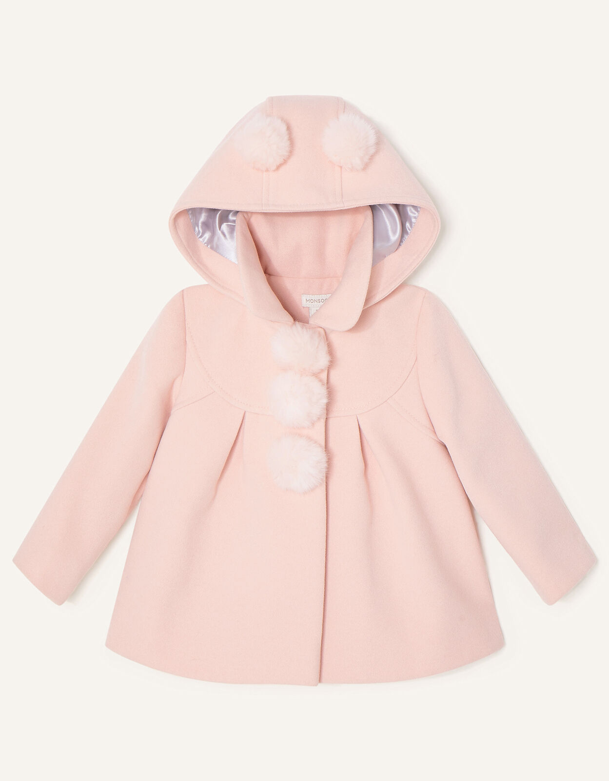 Monsoon pink coat new arrivals