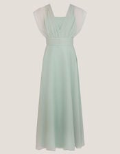 Maddison Multiway Chiffon Dress, Green (SAGE), large