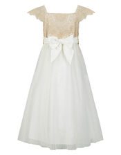 Estella Sparkle Dress, Gold (GOLD), large