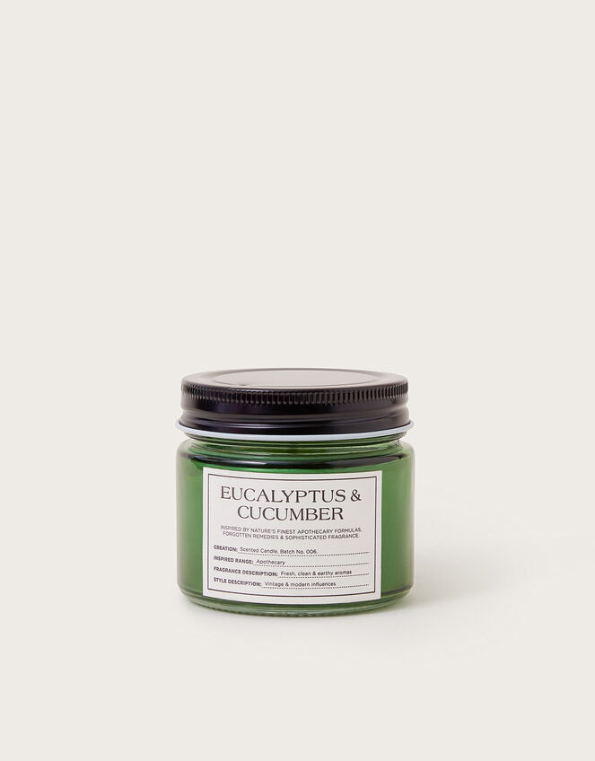 Eucalyptus and Cucumber Scented Candle, , large
