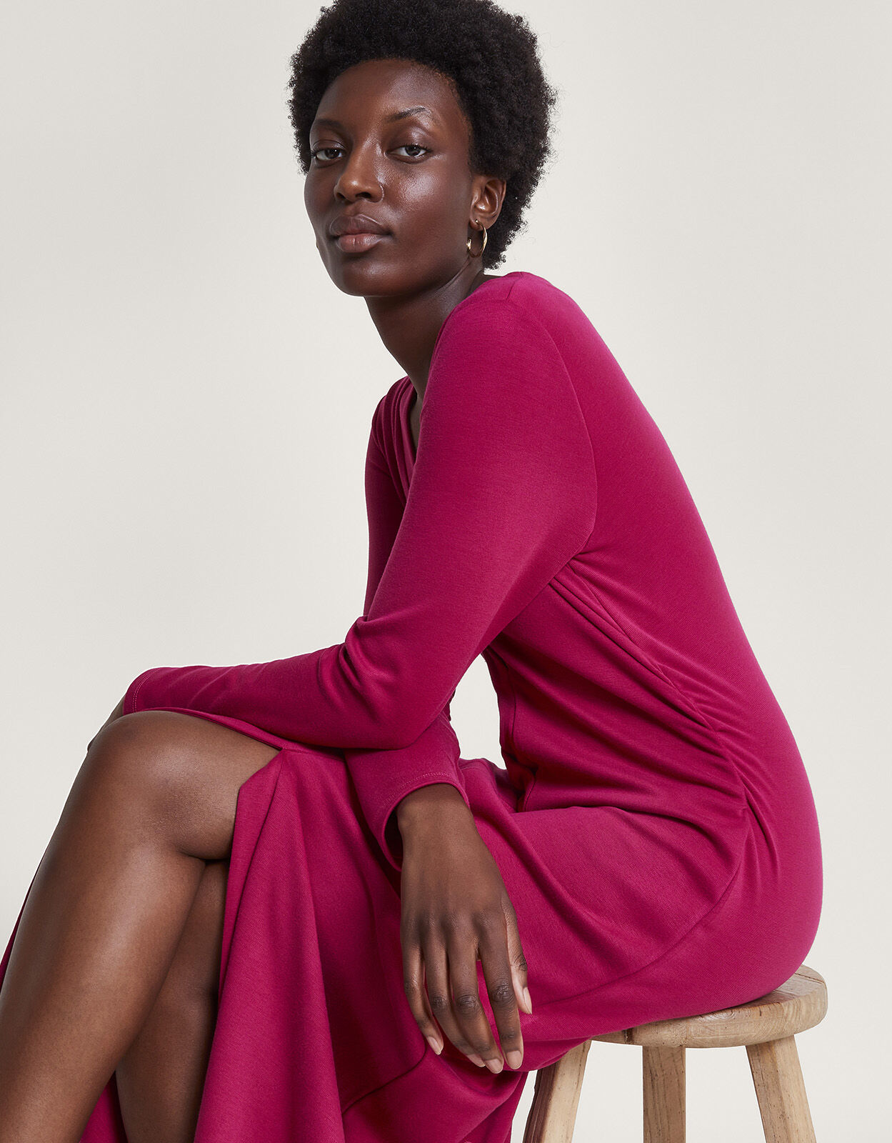 Red ponte discount dress