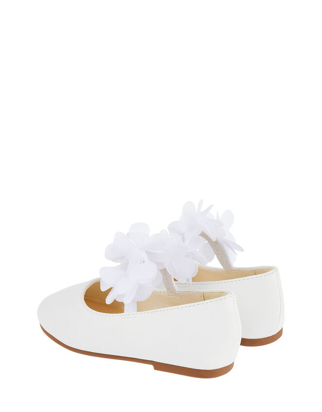 Baby Macaroon Corsage Walker Shoes, Ivory (IVORY), large