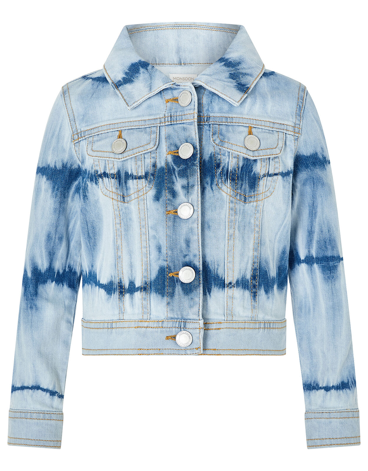 Tie Dye Denim Jacket Blue