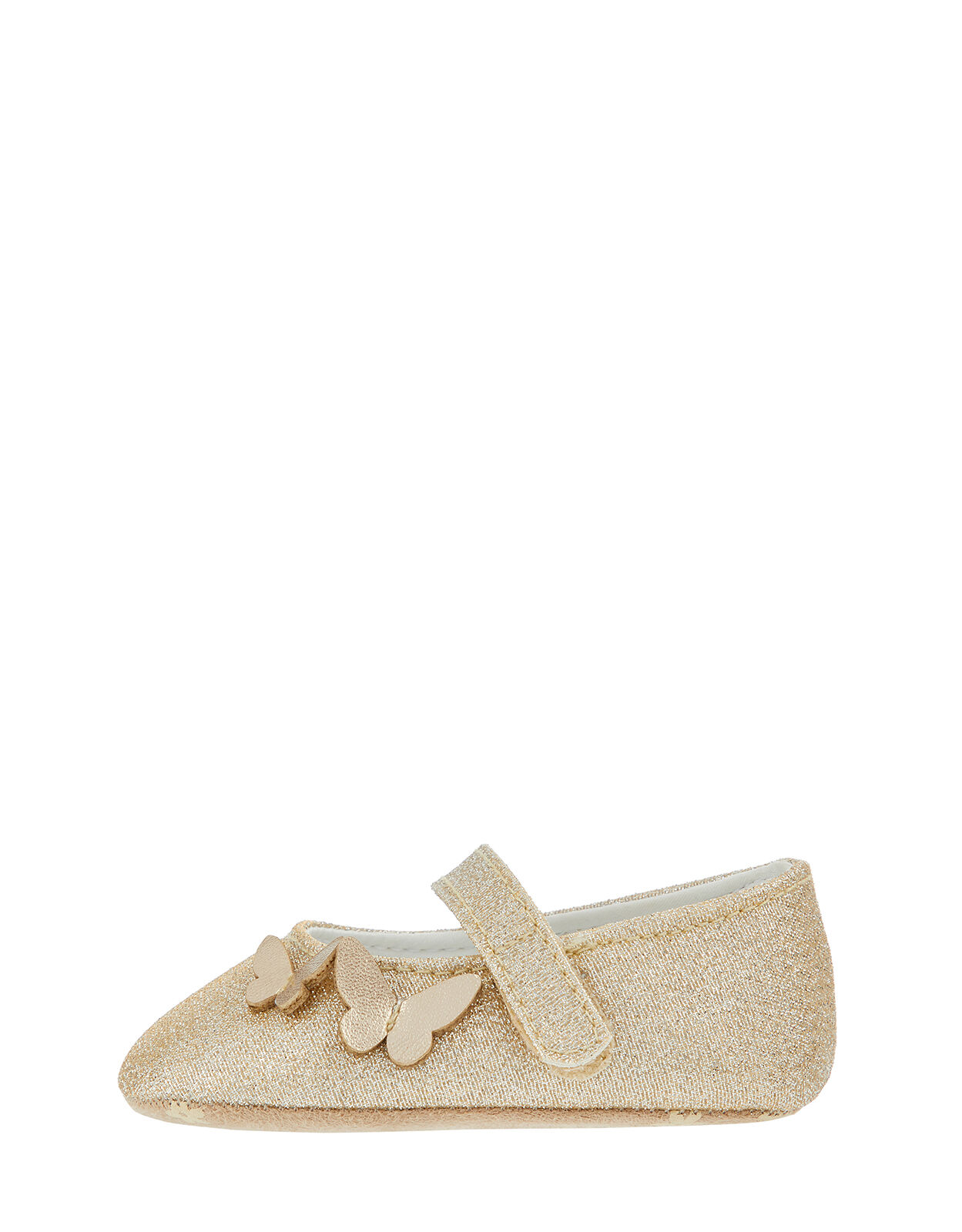 baby gold booties