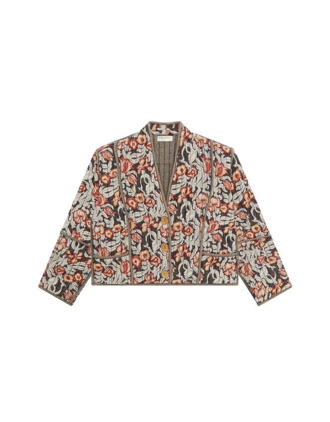 Maison Hotel Tadeo Floral Quilted Jacket, Multi (MULTI), large