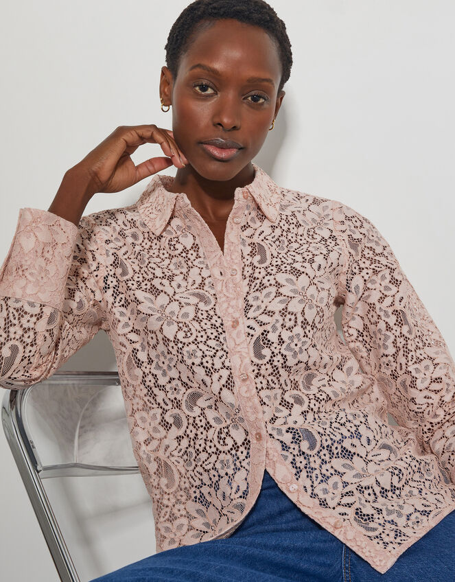 21ss stussy Floral Pattern Lace Shirt buying