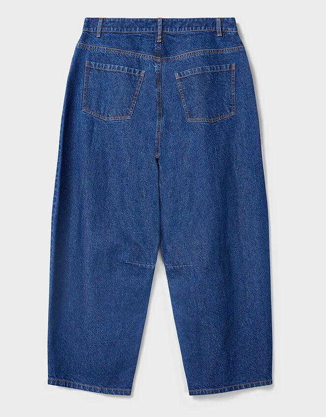East Ozla Denim Barrel Trousers, Blue (DENIM), large