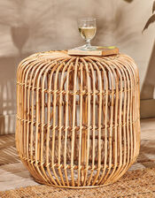 Nkuku Kedarpur Rattan Side Table, , large